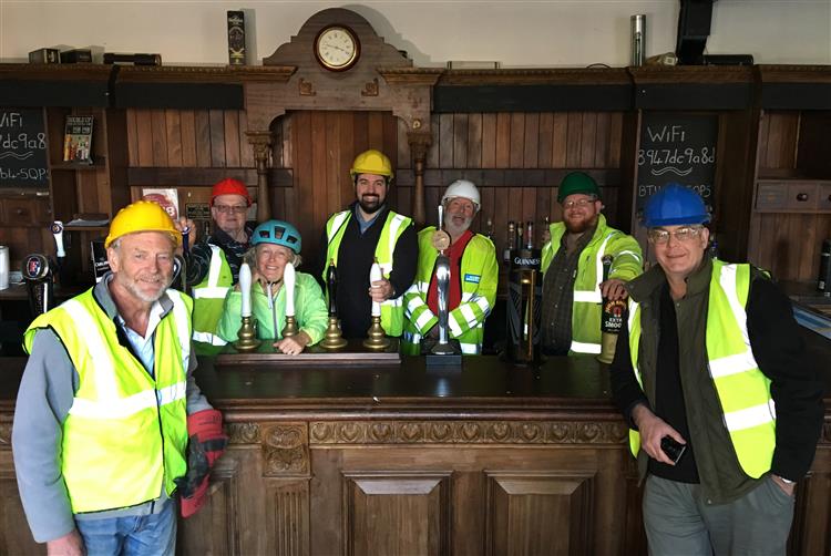 Our first steps in the Pub as the new owners